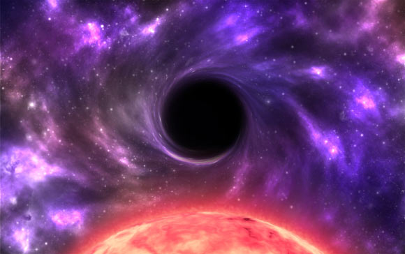 Steffen Gielen & Lucía Menéndez-Pidal study the quantum dynamics of a planar black hole, requiring unitarity in the natural time coordinate conjugate to the cosmological constant of motion appearing in unimodular gravity. Image credit: Sci.News.