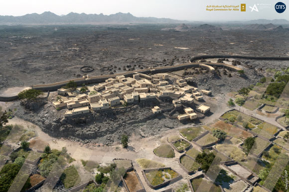 3D virtual reconstruction of the Bronze Age town of al-Natah.