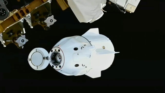 SpaceX Dragon's departure from the International Space Station
