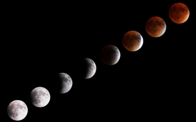 blood moon stages